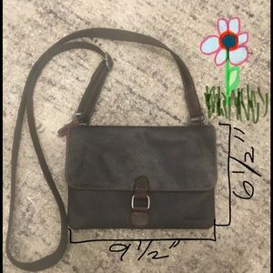 Jack Georges Voyager Buffalo leather bag/ wallet.